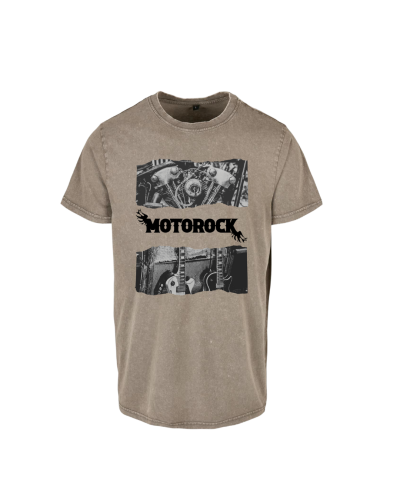 CAMISETA MOTOROCK GARAGE EDITION GRIS